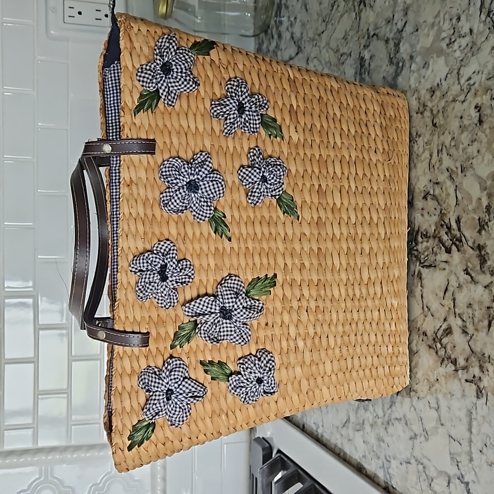 Tommy Hilfiger Raffia bag